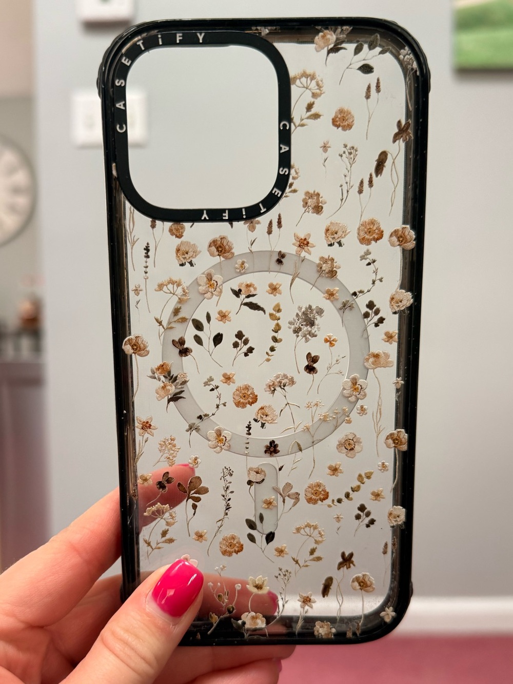 Casetify Wildflower Friday Impact MagSafe iPhone 16 Pro Max Case - Picture 2 of 3